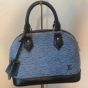Louis Vuitton Epi Denim Alma BB Satchel